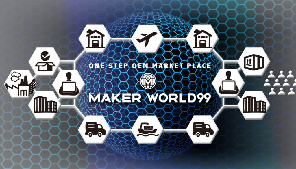 OEMマーケットプレイス“MAKER WORLD99” ONE STEP
